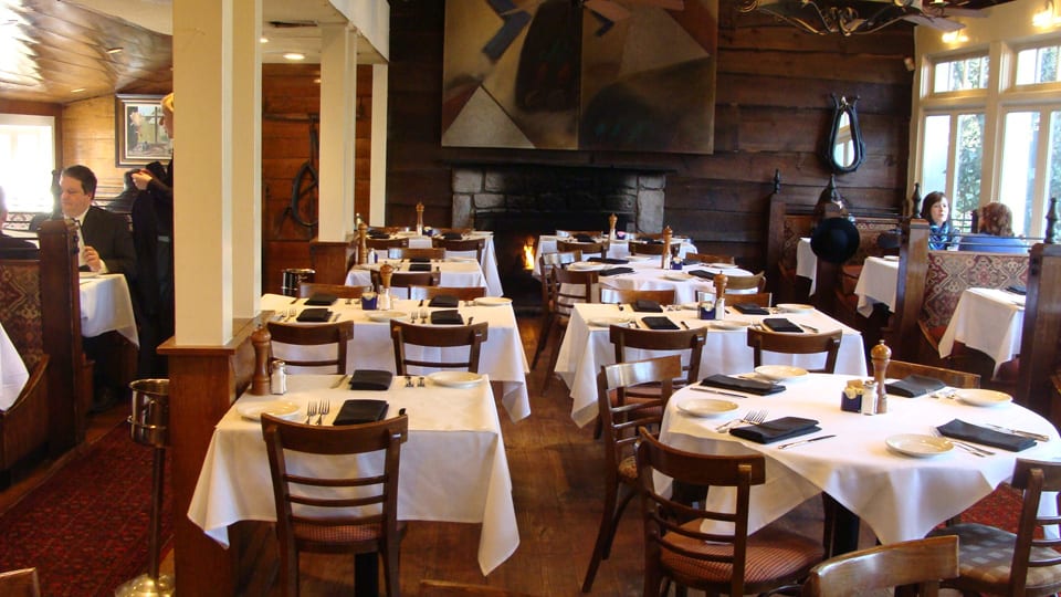 Horseradish Grill’s elegant dining room.