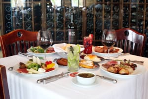 You won’t run out of food at Fogo. Start with a sugary lime caipirinha and move on to salads, cheese bread, sides and the non-stop meat experience.