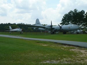 Just inside the entrance to Georgia Veterans State Park is an outdoor museum of military tanks and planes.
