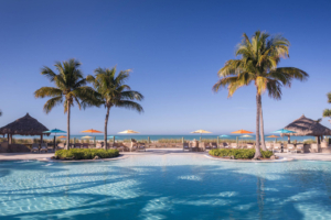 The Beach Club on Lido Key is the reason to visit this upscale Florida beach resort.