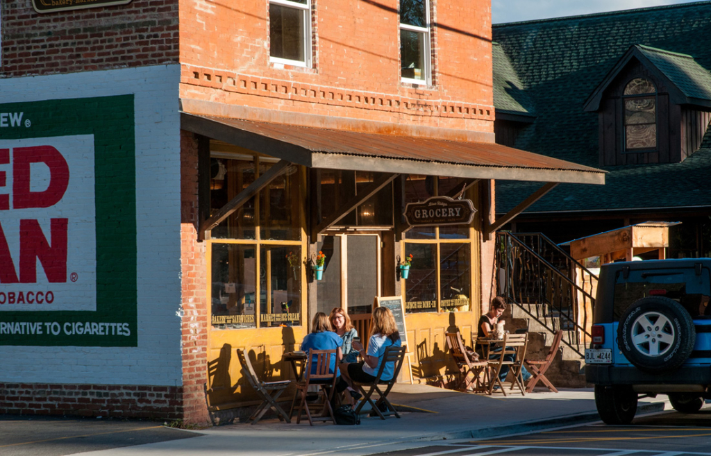 Centrally located, Blue Ridge Grocery is a great place to stop for a bite.