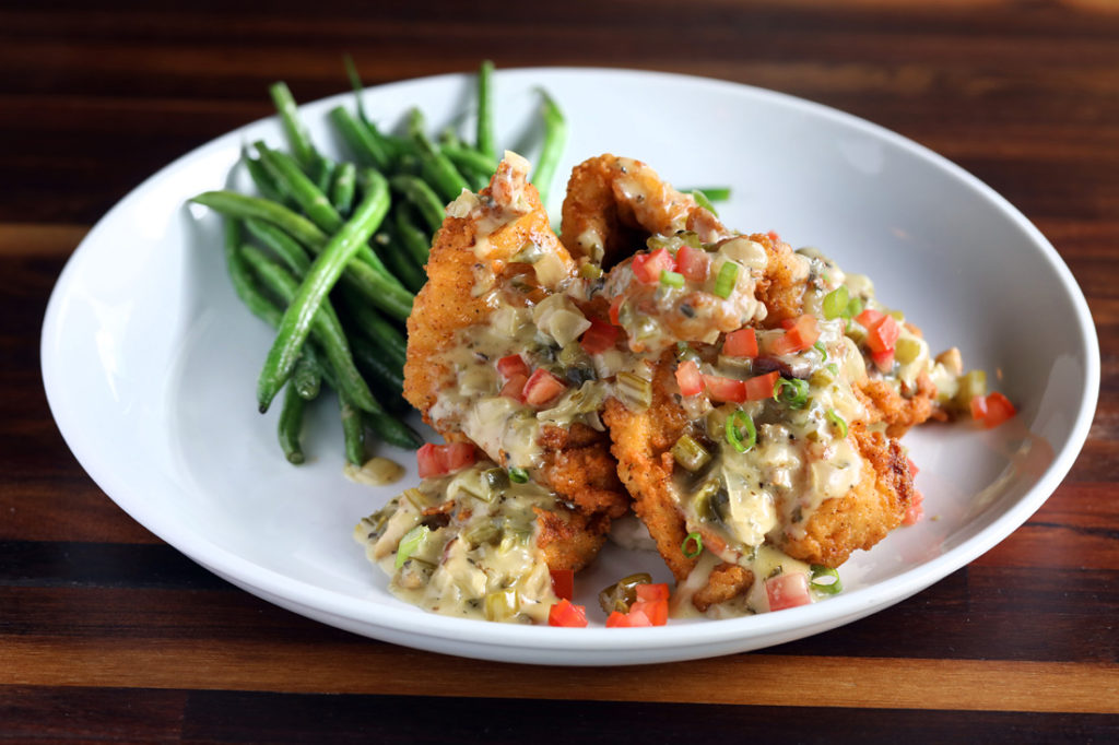 Don't miss Chef Boyd Rose's wildly popular fried chicken with smoked bacon jalapeño gravy.