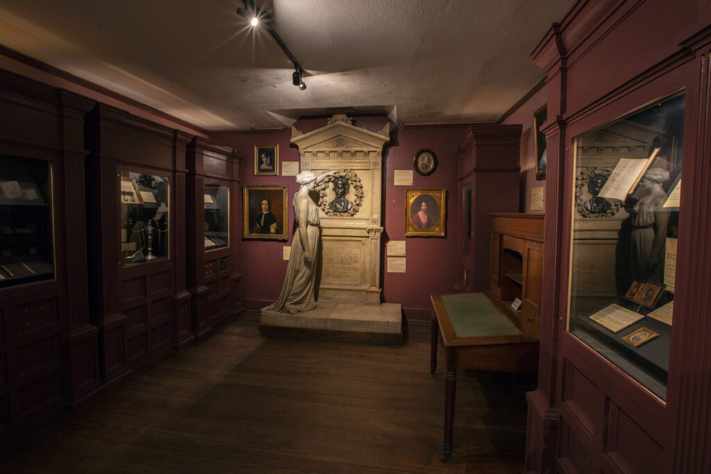 The Poe Museum houses an array of memorabilia connected to the author.