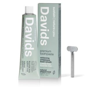 Davids Premium Toothpaste, Peppermint