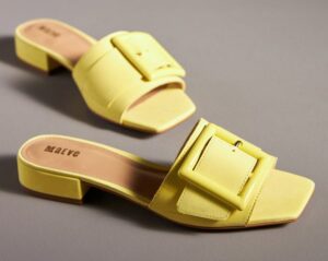 Maeve Buckle Slide Sandals