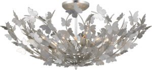 Julie Neill for Visual Comfort Farfalle Large Semi-Flush Mount Light