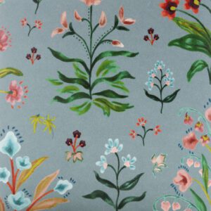 Meadow Multi Wallpaper in House Blue