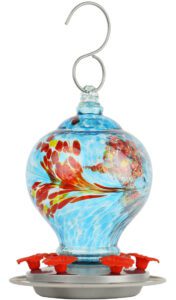 Artisan gravity hummingbird feeder