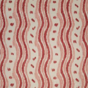 Lee Jofa Coral Ikat Stripe Fabric