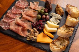 Charcuterie and wine are a heavenly match.