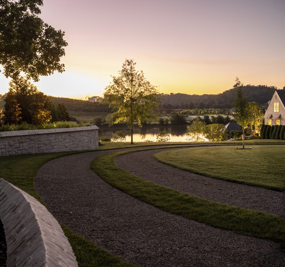 Highlighting views of the Tennessee River was a priority for the owners of this jaw-dropping Knoxville property.