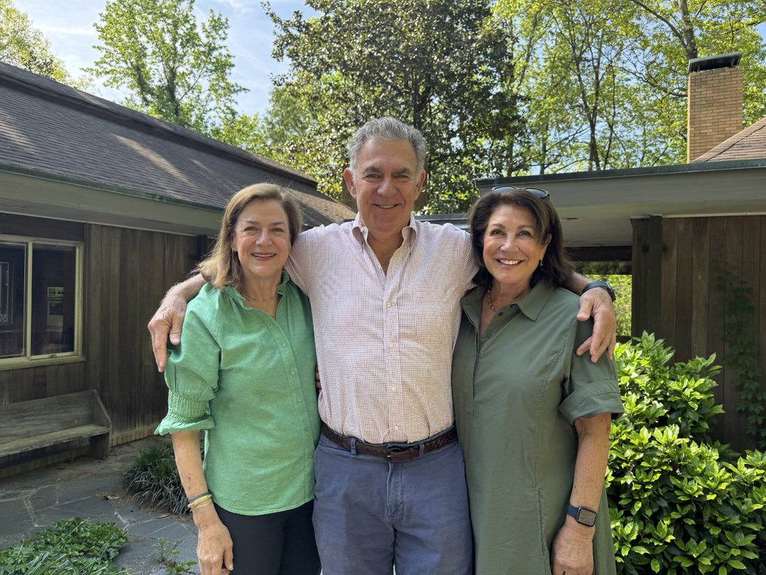 Melissa Bunnen Jernigan, Robb Bunnen and Belinda Bunnen Reusch worked to preserve their family's home and land as a public nature park in Buckhead.