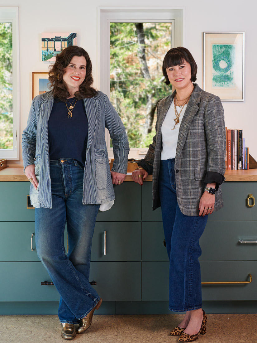 Interior designer Laura Jenkins and Jessica Davis, founder of Nest Studio, worked together to create The Profile Series hardware collection.