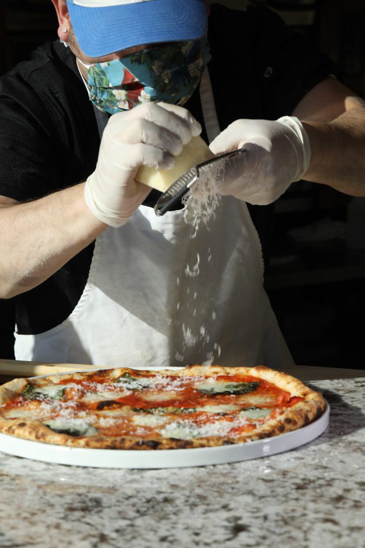 Upper crust: Varasano’s margherita di bufala pizza is in a class by itself.