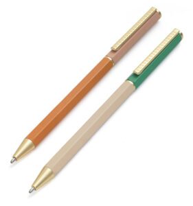 Slim Muted Ball Point Pen Set