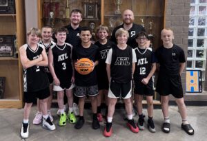 Jacob Morton (back row right) recognizes the importance of finding balance as a young athlete.