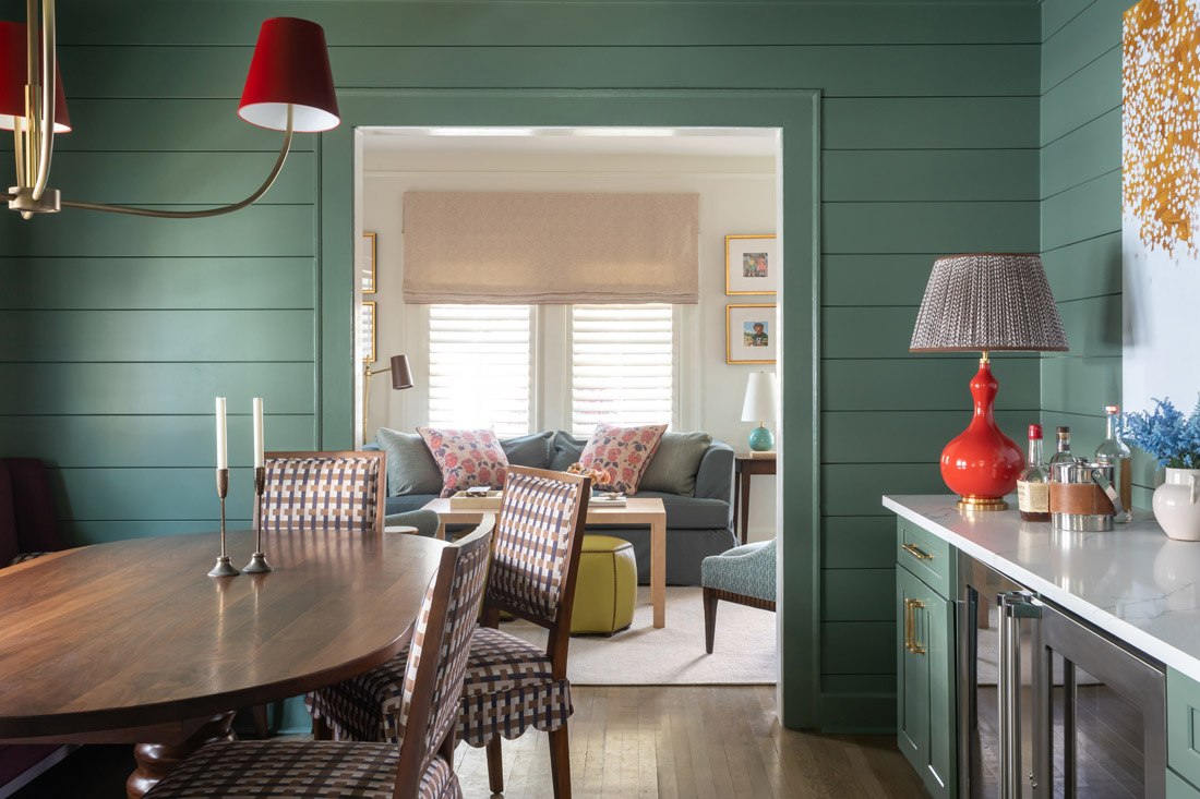 3. Doorman Designs dining table.