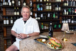 Paul Rodgers designed Italian market and cafe Cucina Baci to celebrate Sardinian cuisine.