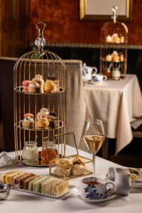 High tea is an elegant affair at the Rosewood Mansion on Turtle Creek.