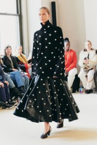 Maximalism is on full display with this embellished Altuzarra runway look.