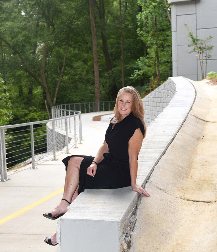 Livable Buckhead's Denise Starling at Mountain Way Common