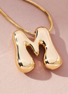 Bubble Letter Necklace