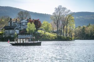The Greystone Inn on Lake Toxaway was originally a stately private home.