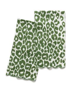 Matouk Iconic Leopard Guest Towels