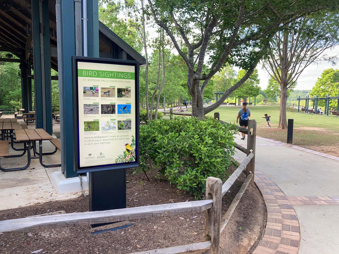 MORGAN FALLS OVERLOOK PARK INTRODUCES INTERACTIVE BIRDING