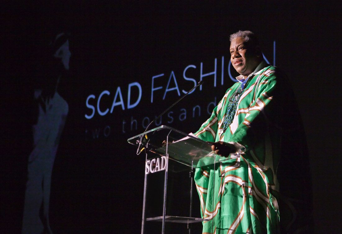 A selection of clothing, accessories and other personal items once belonging to André Leon Talley will be on display at SCAD until March 1, 2026.
