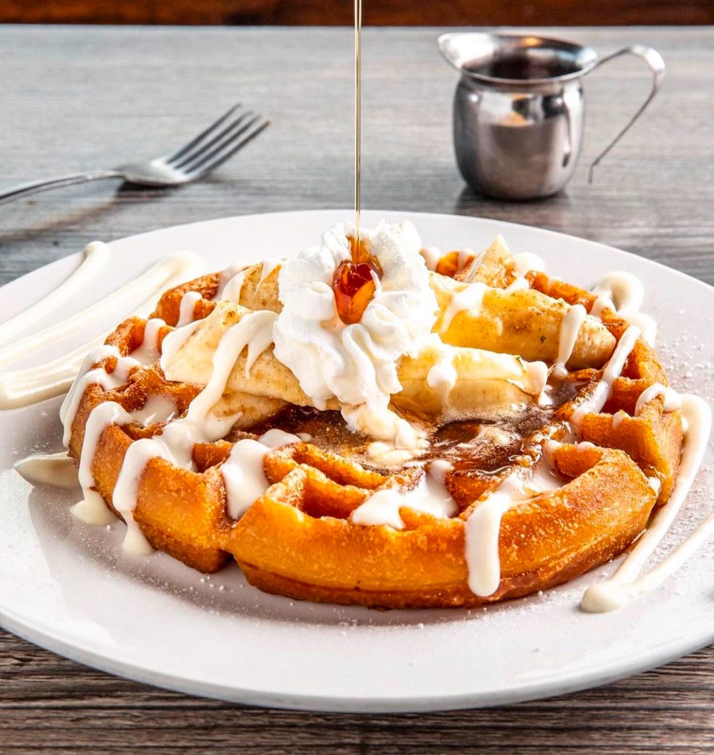 Nana’s Banana Foster Waffle