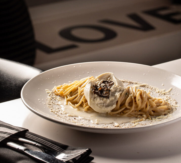 5Church’s cacio e pepe merges umami and spice in each creamy bite.