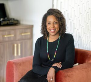 Finley’s work on a Georgia lake house, anchored by soaring ceilings, expansive windows and lots of color, earned her a spot among the nation’s top designers. photo: Thomas Kuoh Photography