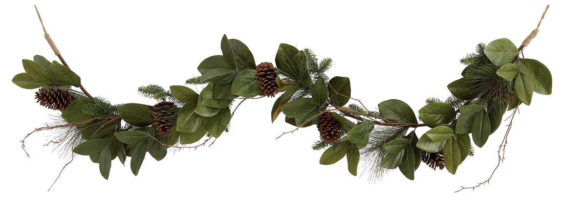 Pine and Magnolia Garland