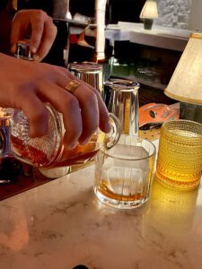 It’s like sipping among the trees with Avize’s Old Man of the Woods cocktail with accents of pine and maple.