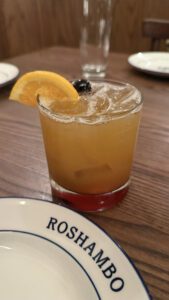 Warming spices and bourbon take the chill off in Roshambo’s Shake the Frost.
