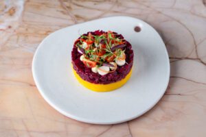Vegetarian ceviche is as pretty as it is flavorful.