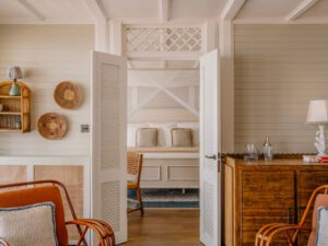 Casual chic is the theme of the decor at Soho Beach House.