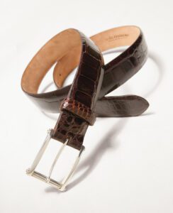w.kleinberg Custom leather exotic belts