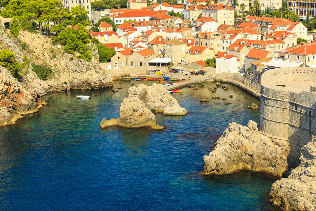 Dubrovnik is known for its well-preserved medieval Old Town.