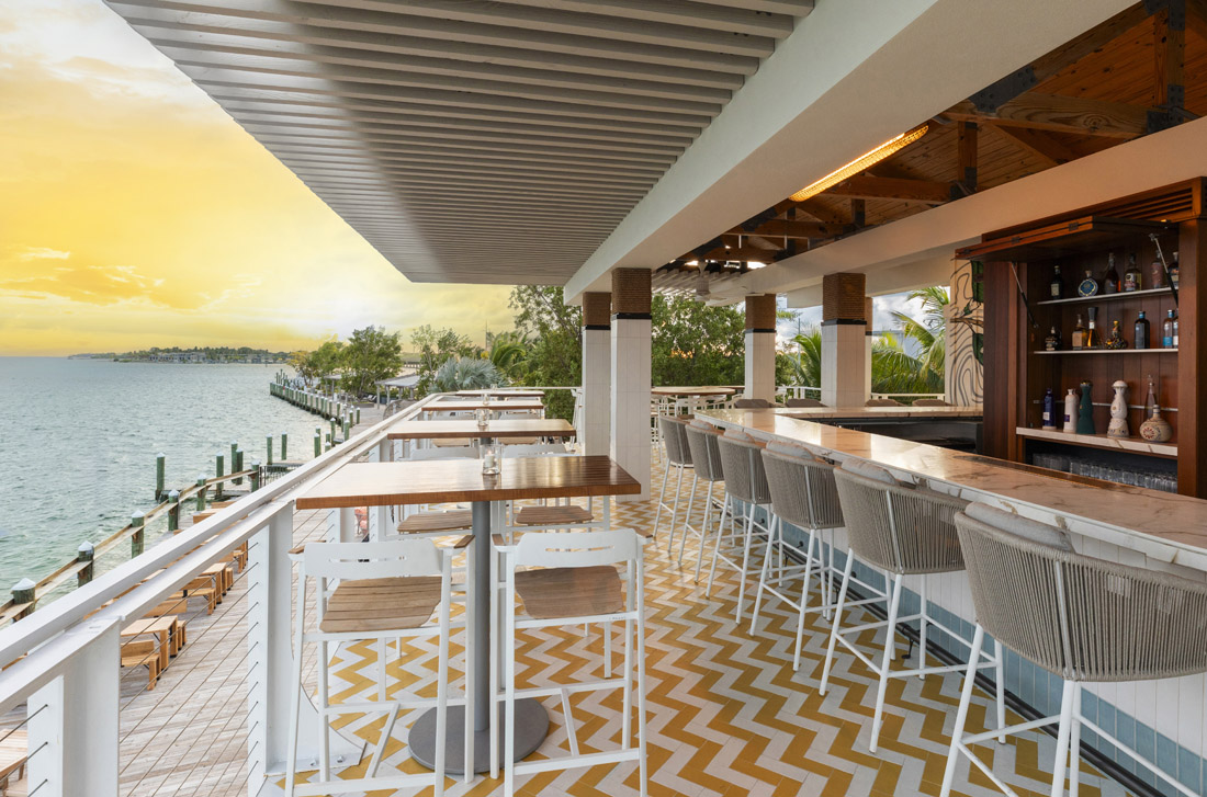 Little Limón is a casual Latin-Asian fusion restaurant that overlooks the water.