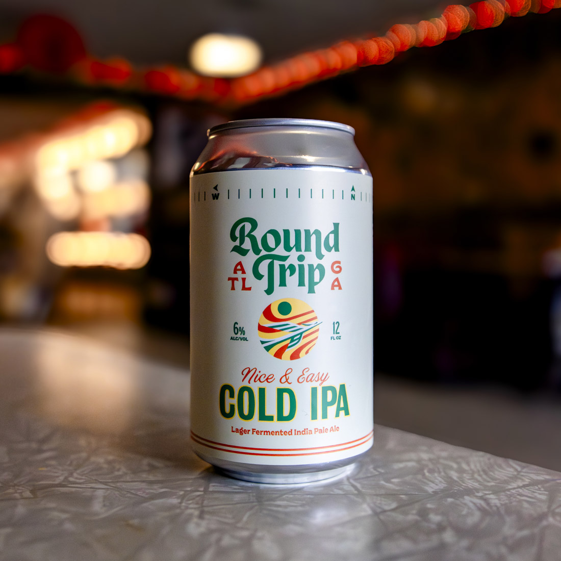 Nice & Easy from Round Trip drinks like your favorite lager with an extra punch of hops.