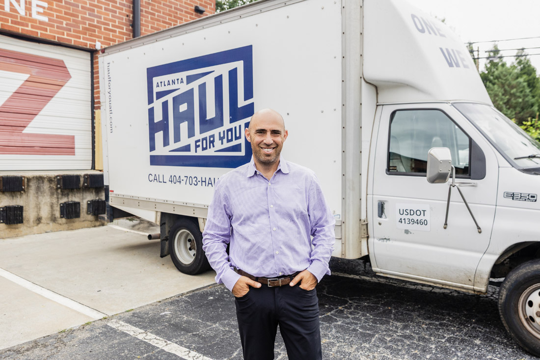 Haul For You, a white-glove hauling company, was co-founded by Justin Amick and Jeremy Levison (pictured).