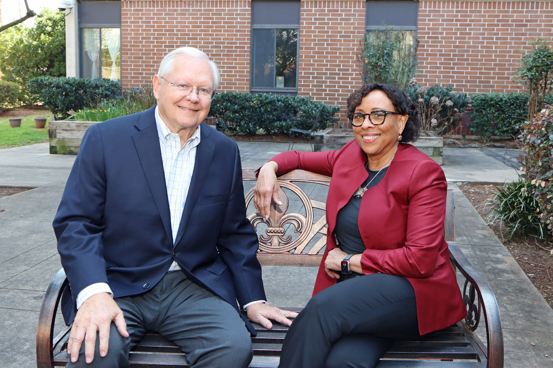 Wesley Woods Heroes John Stephenson and Kathy Waller