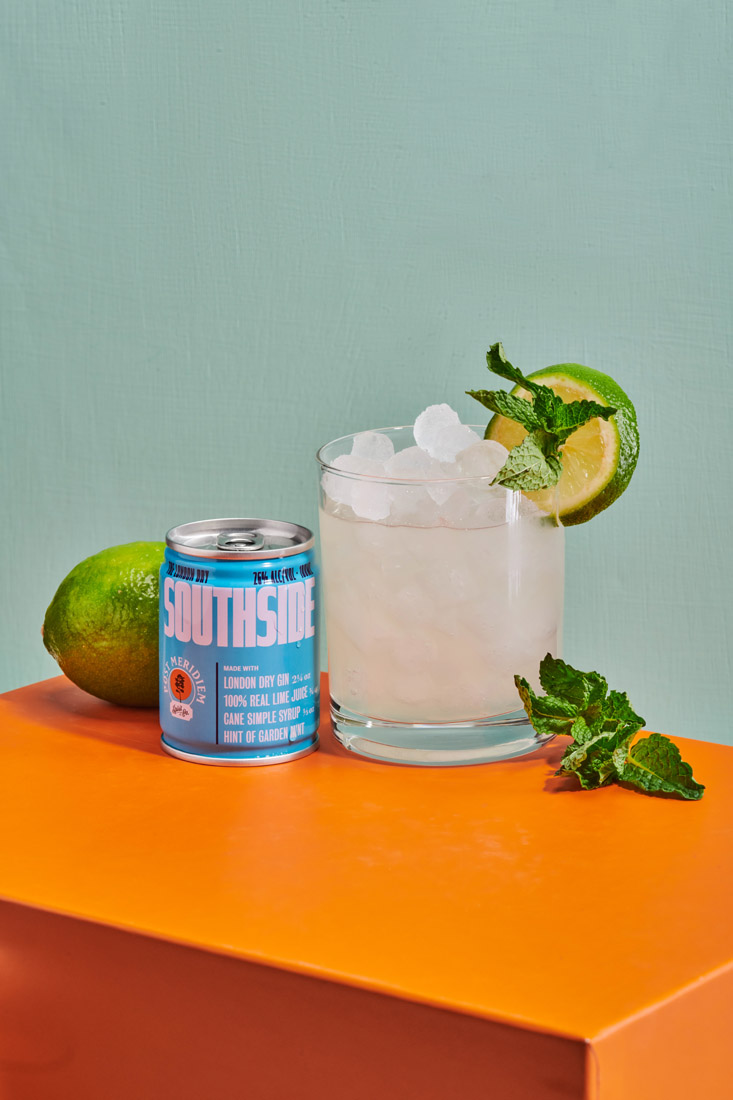Crisp and bright, Flight Club's Kiwi gimlet starts with a base of cucumber infused gin.